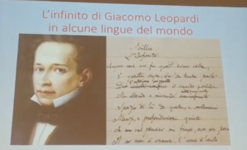 VIDEO - “L’Infinito” di Leopardi letto in varie lingue al Leardi